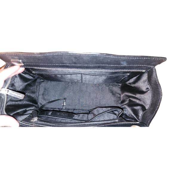 Michael Kors Selma Gray & Black Saffiano Leather - Picture 6 of 7